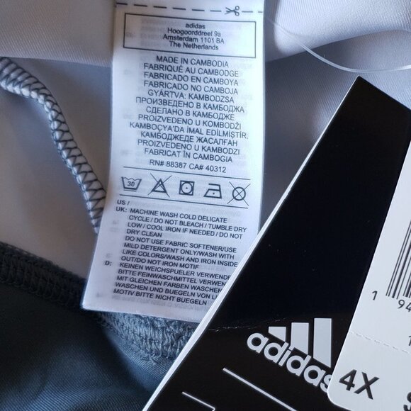 NWT - Adidas Women's U-4-U 7/8 Plus Size Tights – Size 4X - Picture 3 of 6